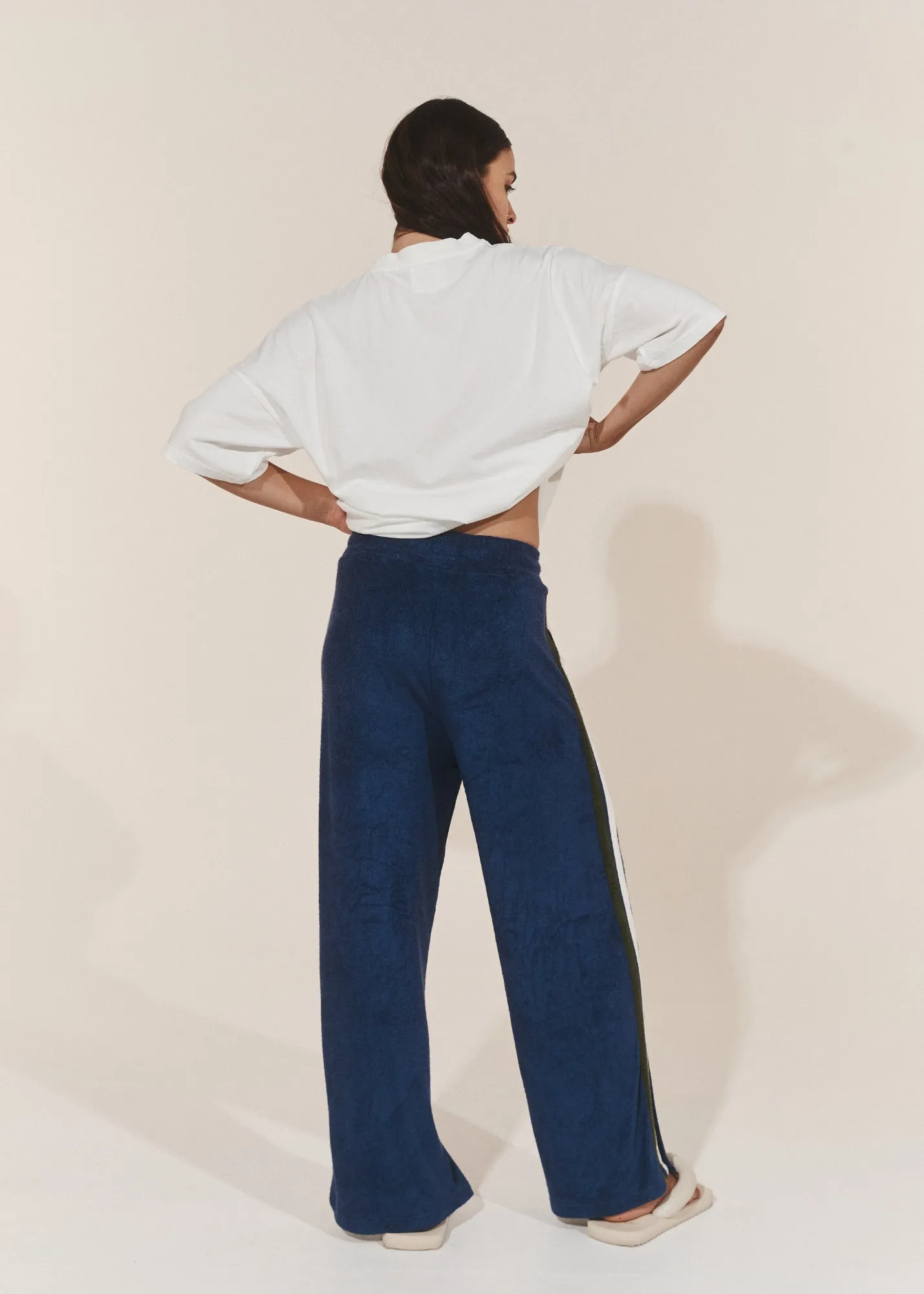 Odyssey Terry Towelling Pant - Marine Blue