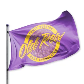 OLD ROW RETRO CIRCLE FLAG - PURPLE