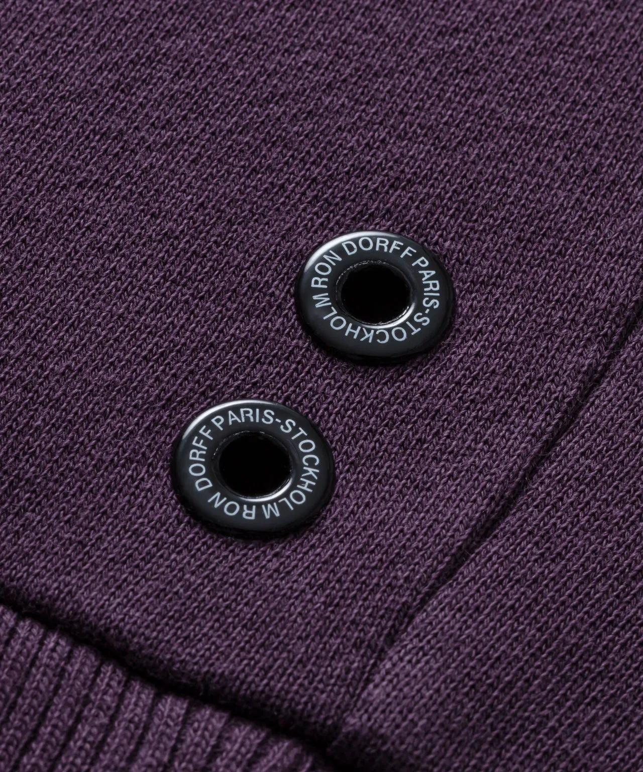 Organic Cotton Relaxed Fit Sweatshirt: Deep Plum