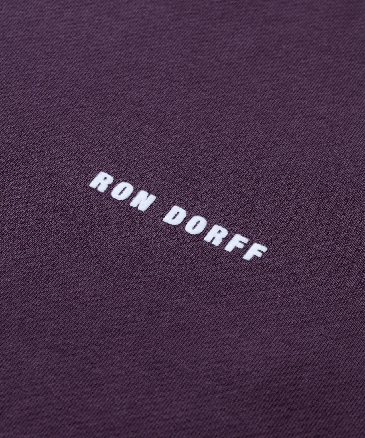 Organic Cotton Relaxed Fit Sweatshirt: Deep Plum