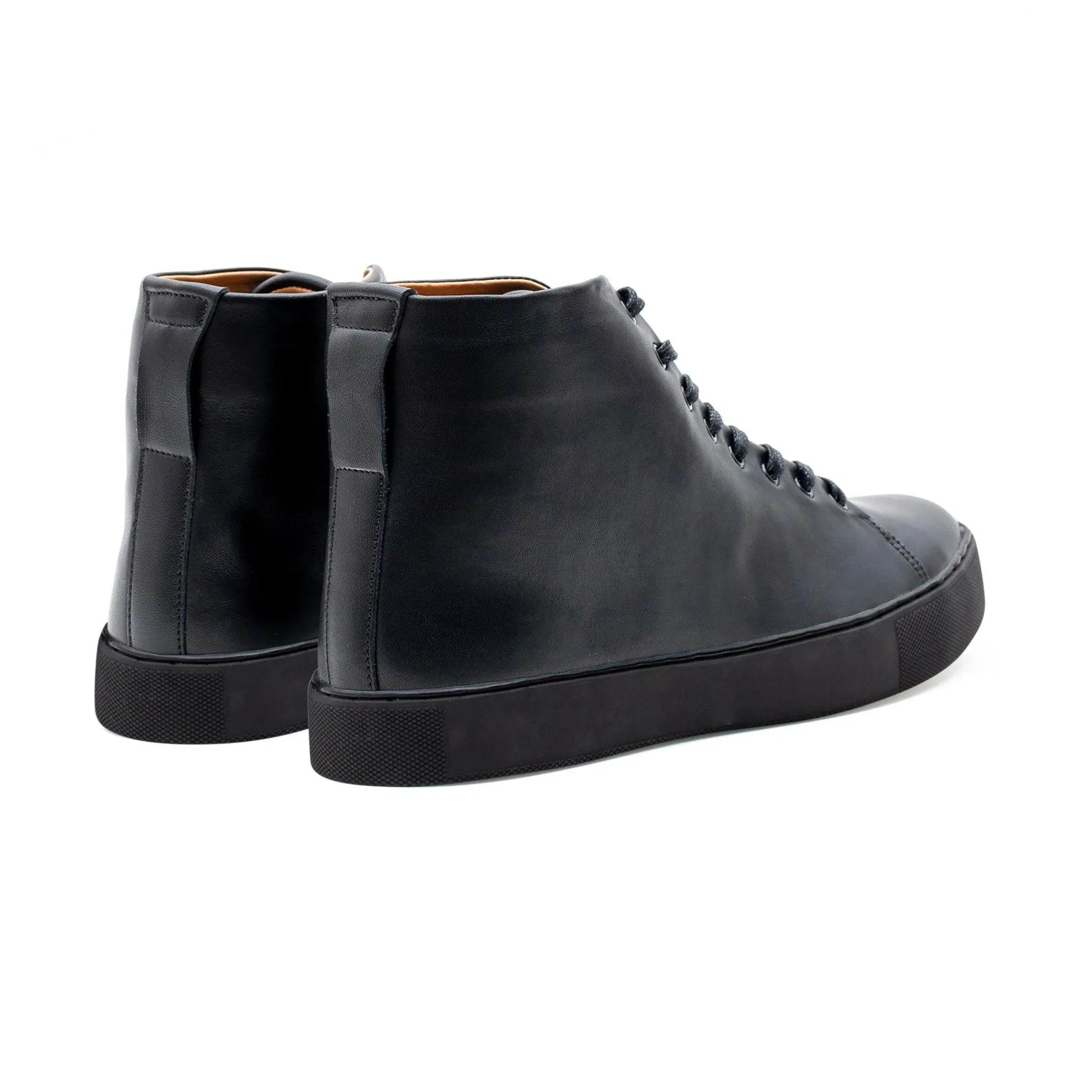 Overstone Hi Derby - Black Calf