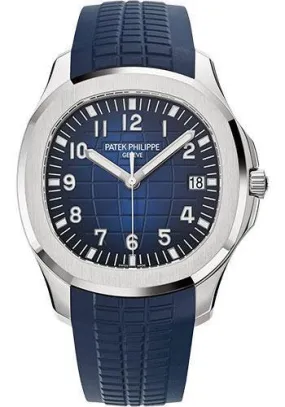 Patek Philippe 42.2mm Men's Aquanaut Watch Blue Dial 5168G