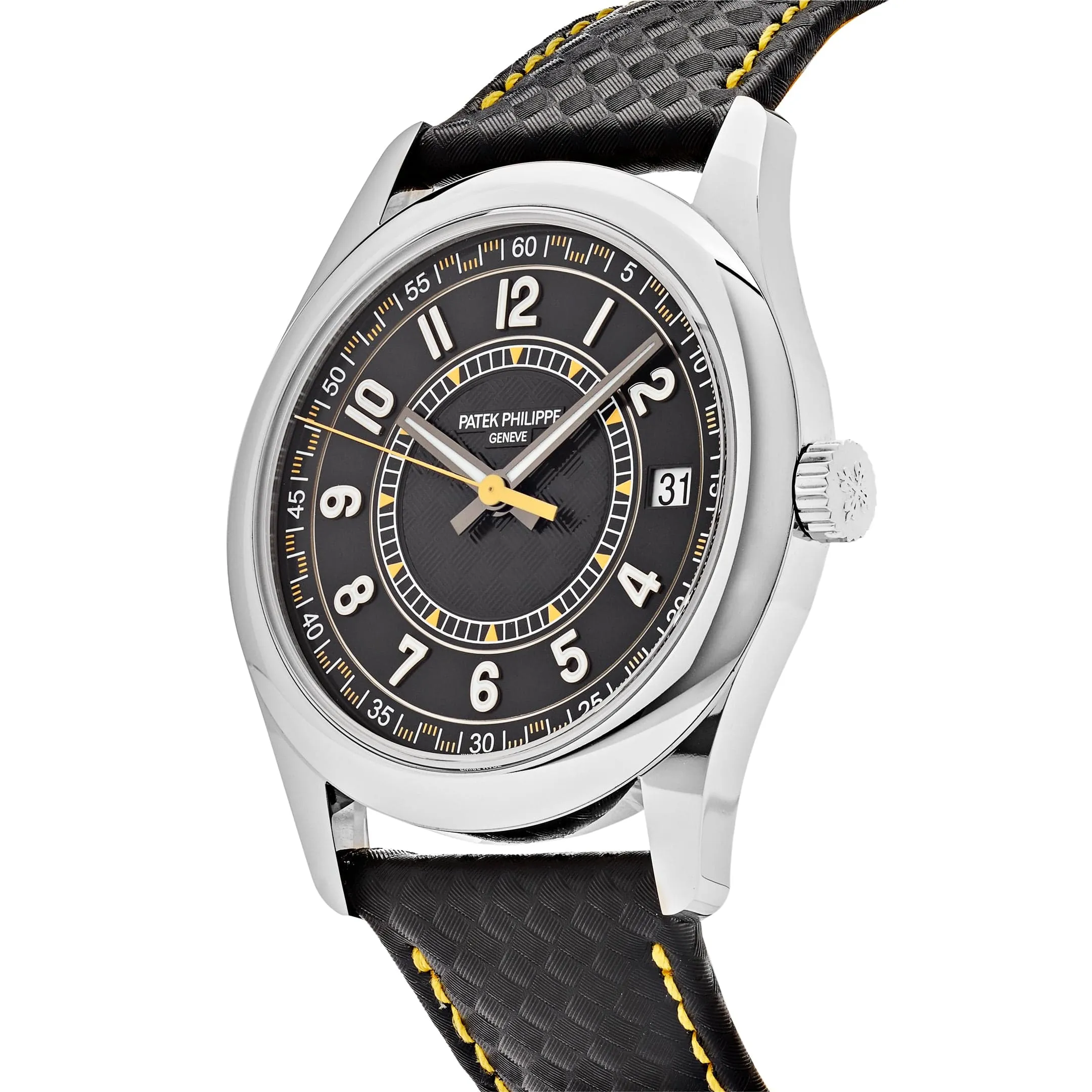 Patek Philippe Calatrava 6007G-001 White Gold Yellow Accents