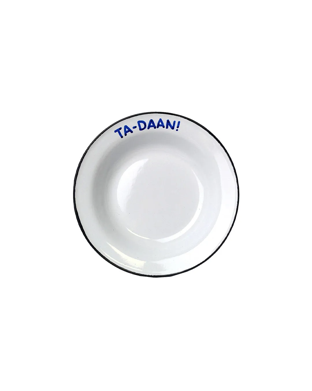 "TA-DAAN" enamel deep plate