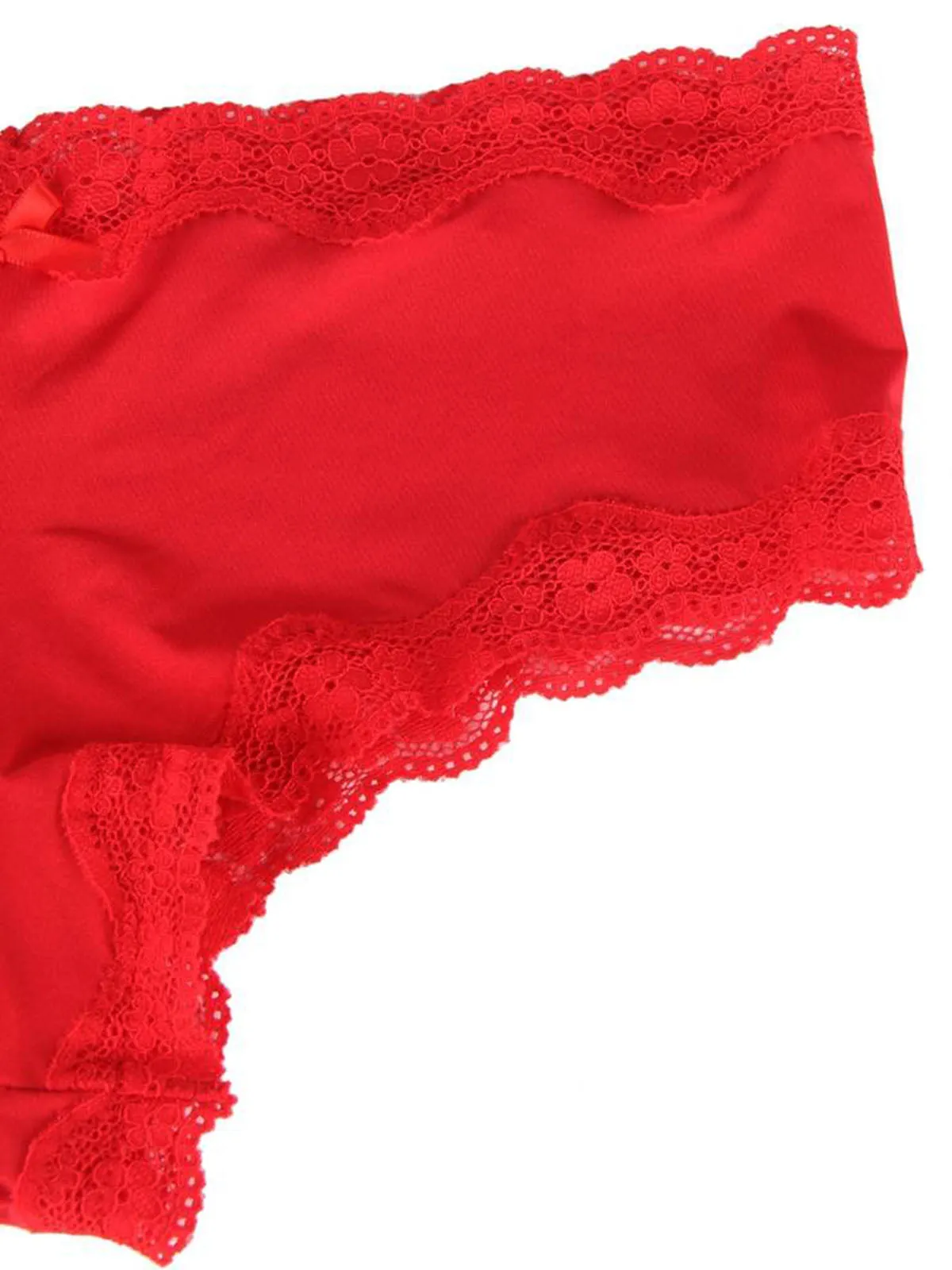 Red Elegant Lace Panty