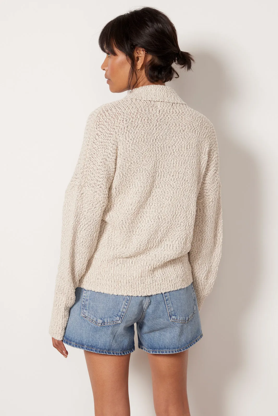 Relaxed Polo Sweater Zoe