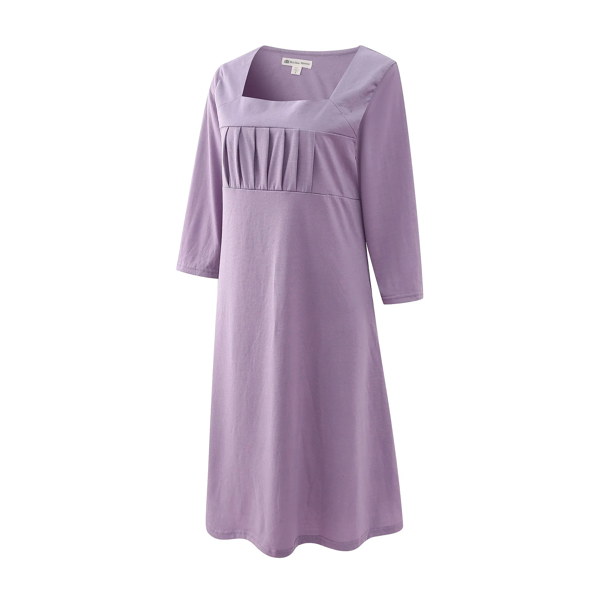 Richie House Nightgowns for Women Lightweight Long Sleeves Ladies Nightdress Pajama RHW4070