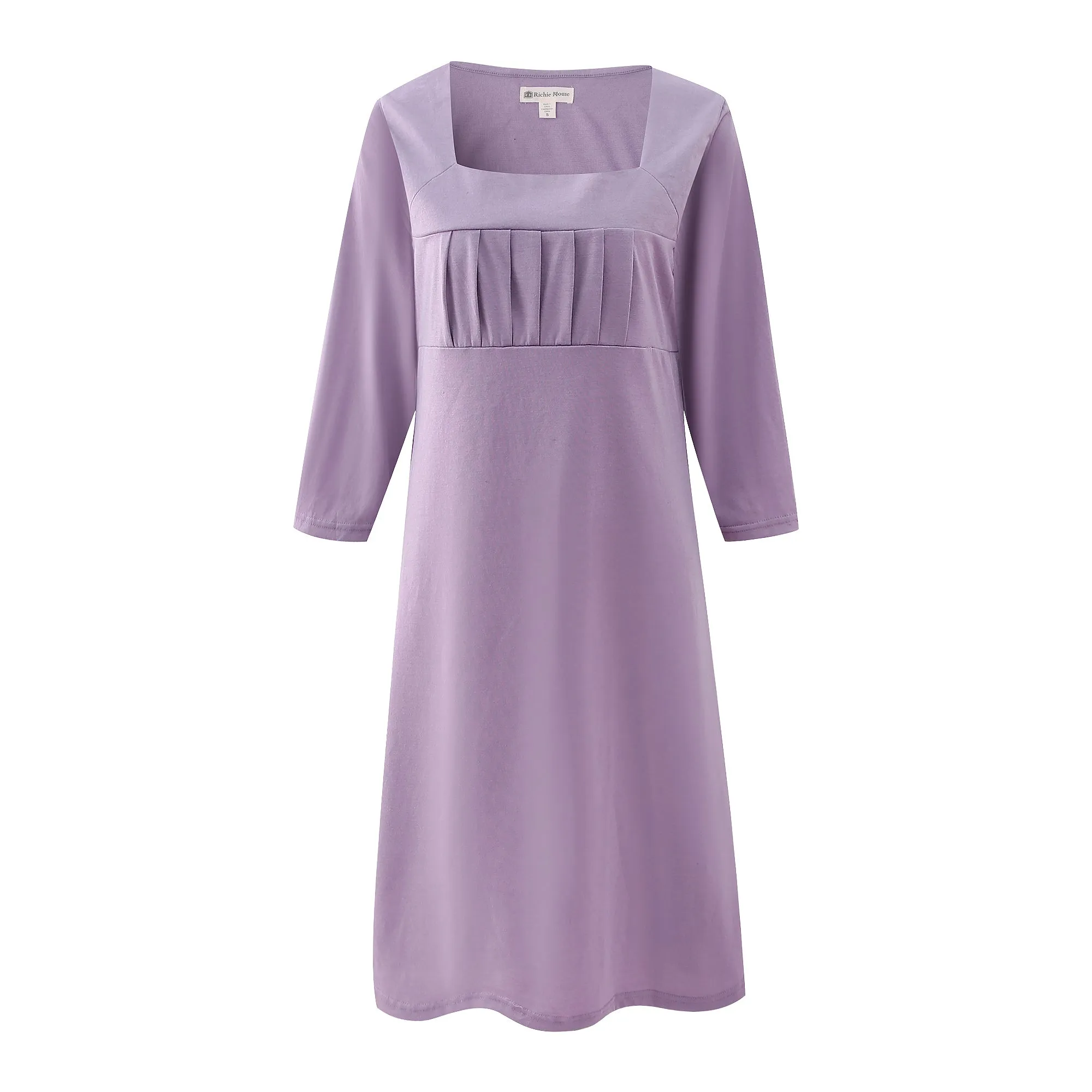 Richie House Nightgowns for Women Lightweight Long Sleeves Ladies Nightdress Pajama RHW4070