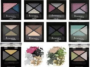 RIMMEL GLAM EYES EYE SHADOW QUAD ASSORTED