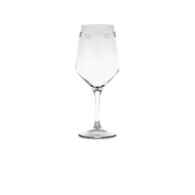 Running W® Etched All Purpose Wine Glass