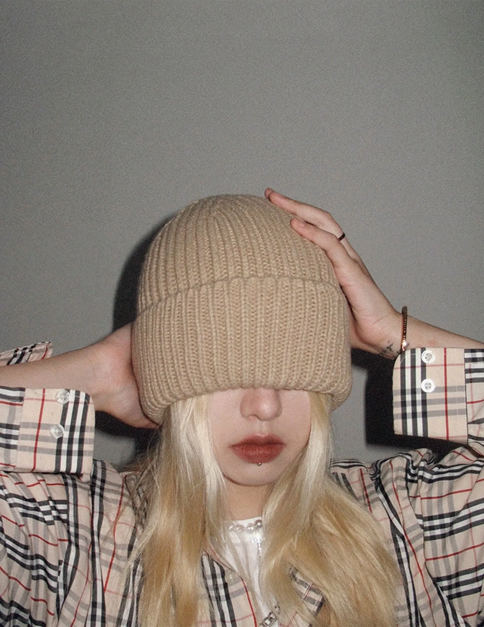 Tobie Thick Rib Knit Beanie