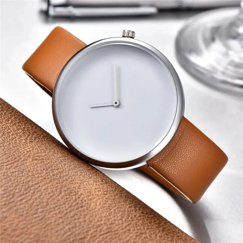 Tomi Brand Slim Luxury Leather Strap Wrist Watch TM103