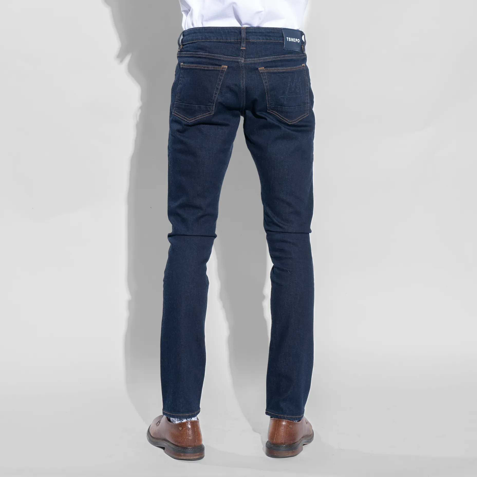 TSHEPO MENS MAGRIZA JEANS, INDIGO