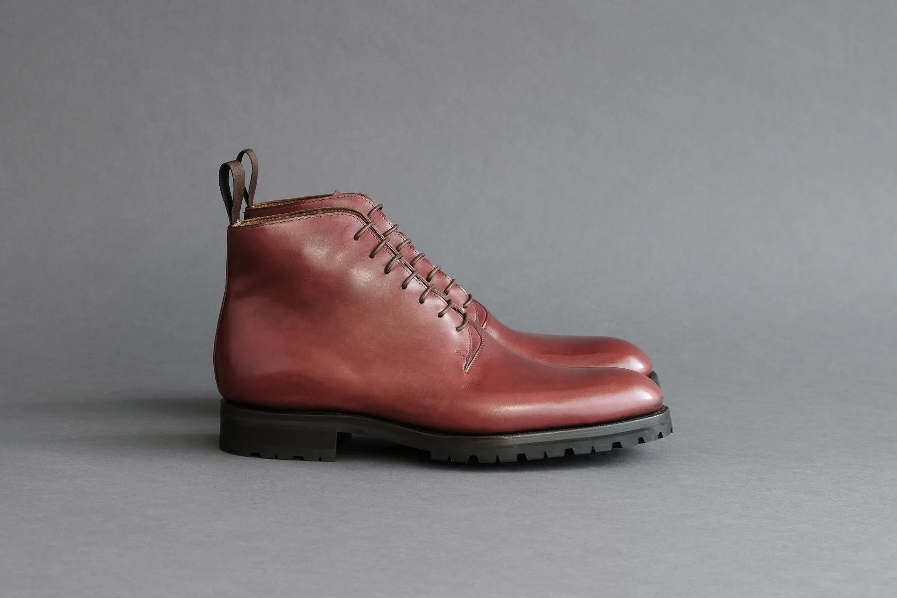 TwoThreeOne.Port Wholecut Derby From Bavarian Calf Leather