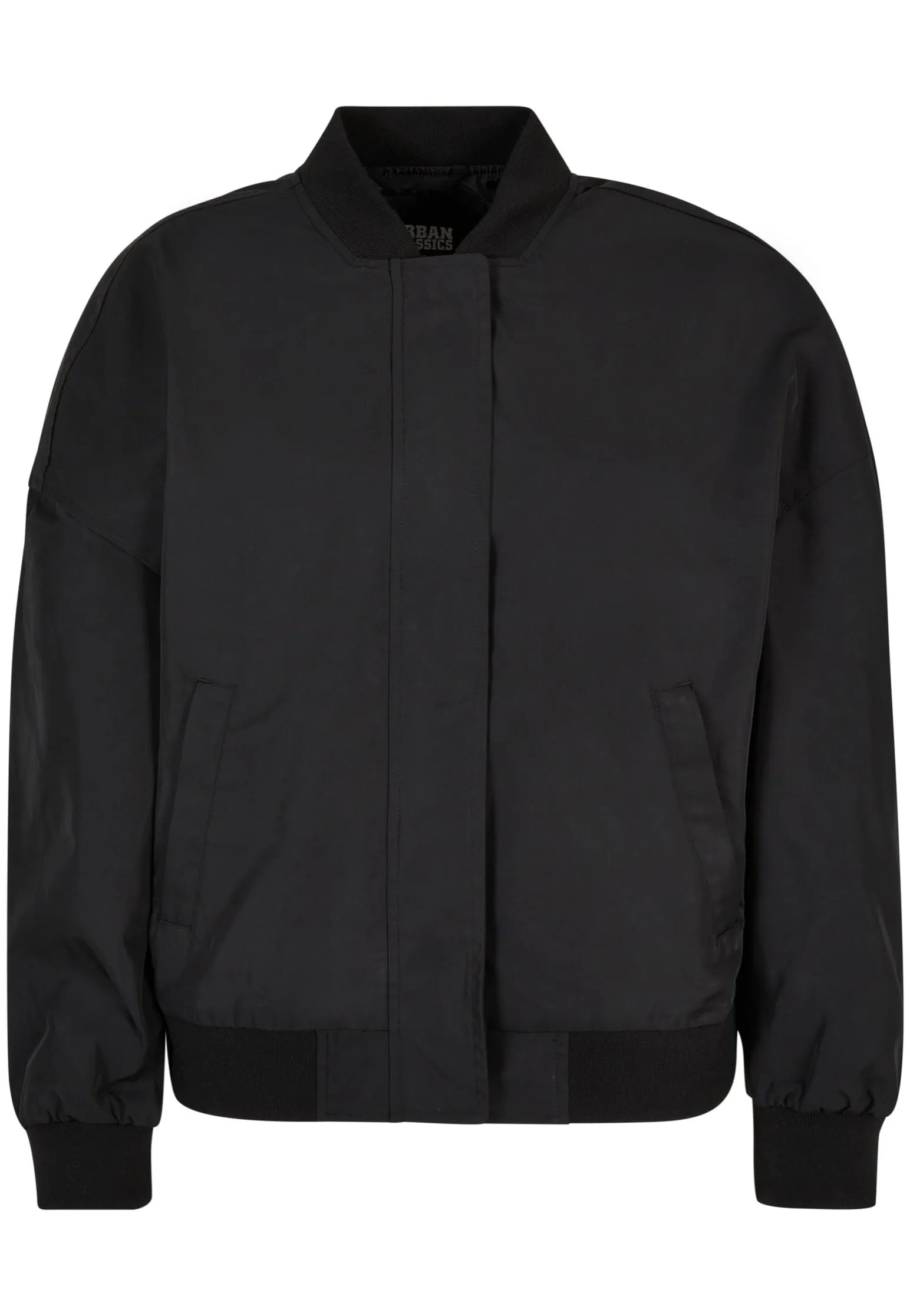 Urban Classics - Ladies Recycled Oversized Light Bomber Black - Jacket