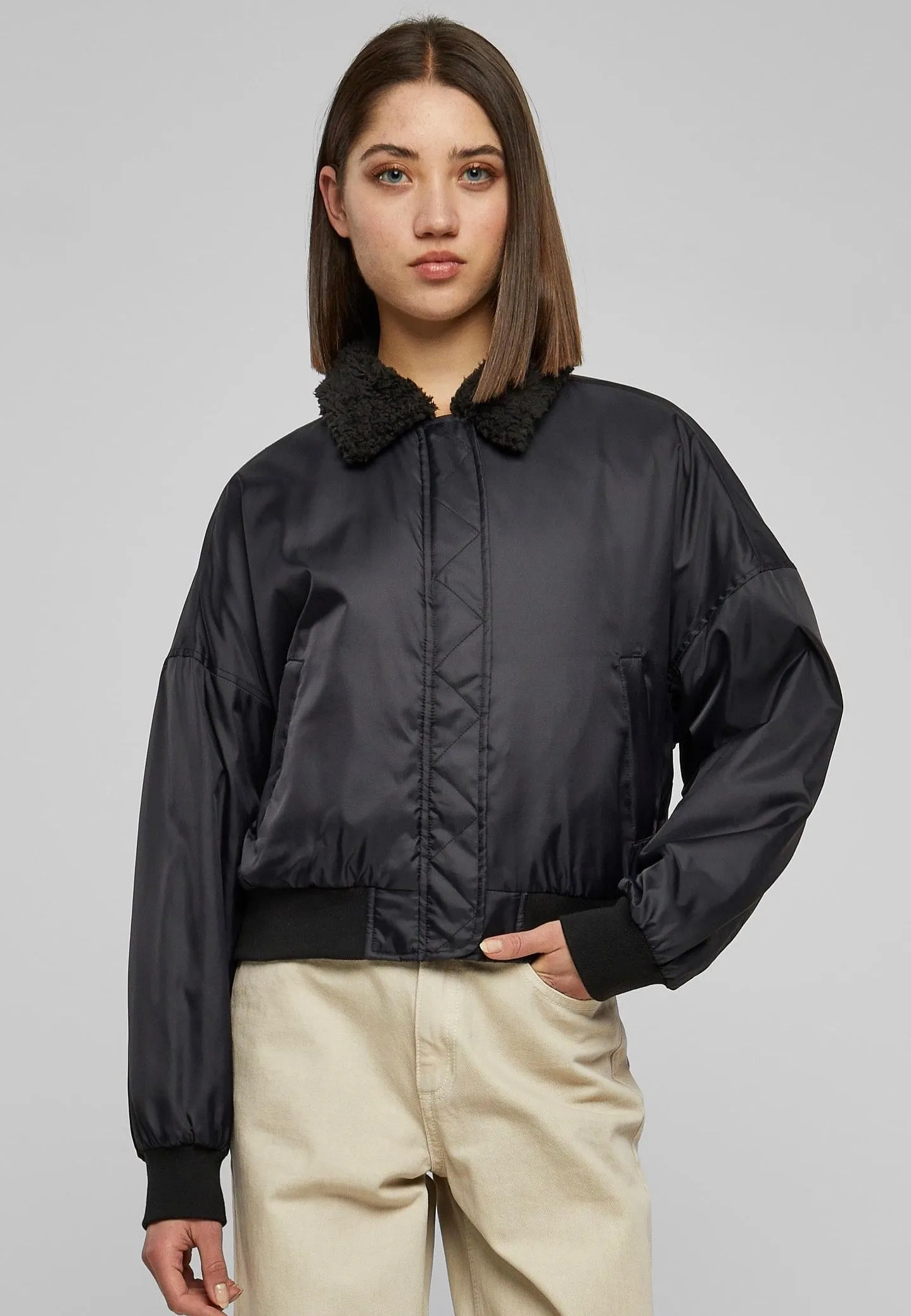 Urban Classics - Pilot Bomber Black - Jacket