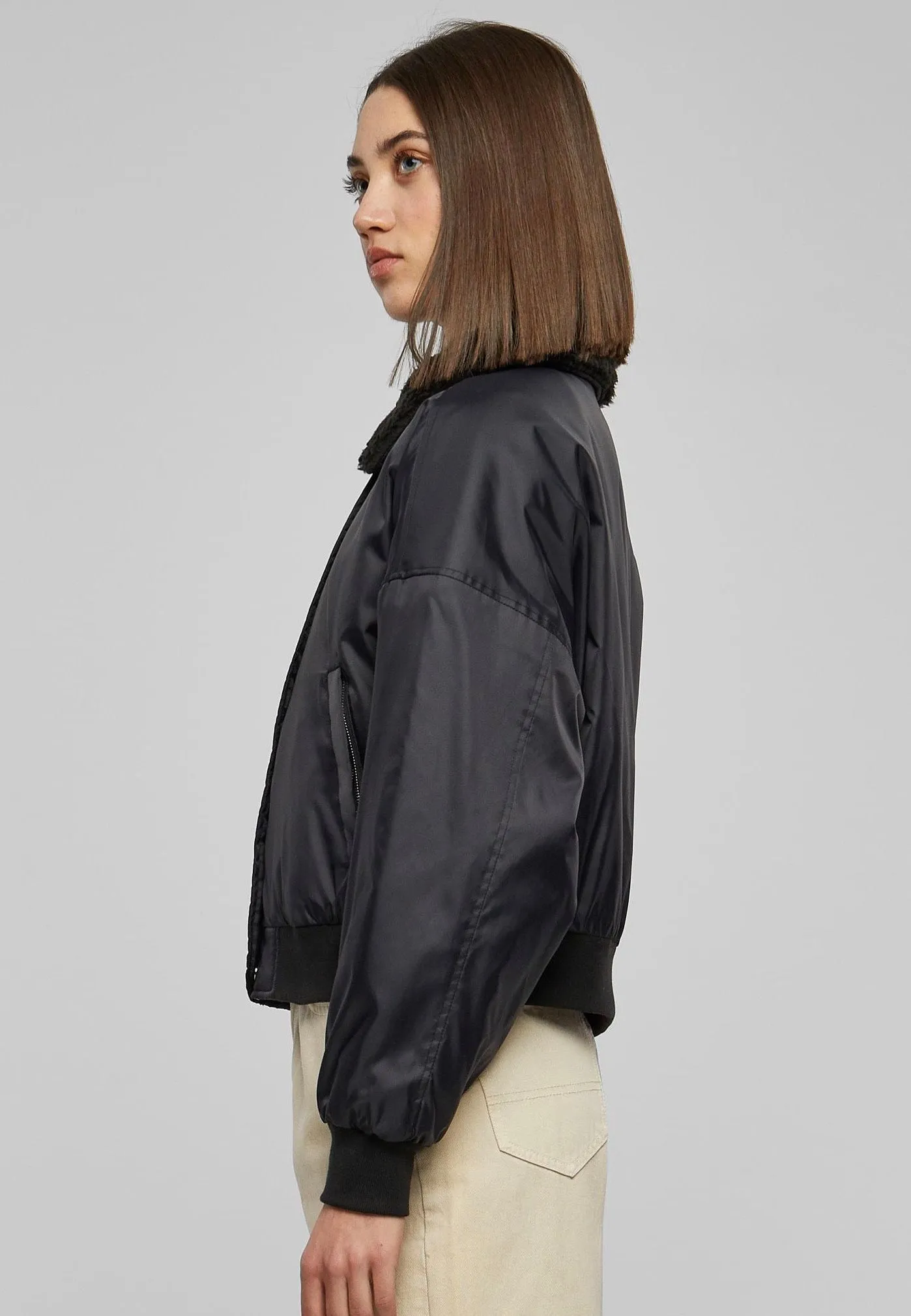 Urban Classics - Pilot Bomber Black - Jacket