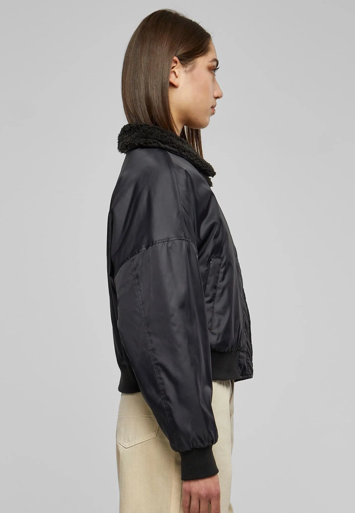 Urban Classics - Pilot Bomber Black - Jacket