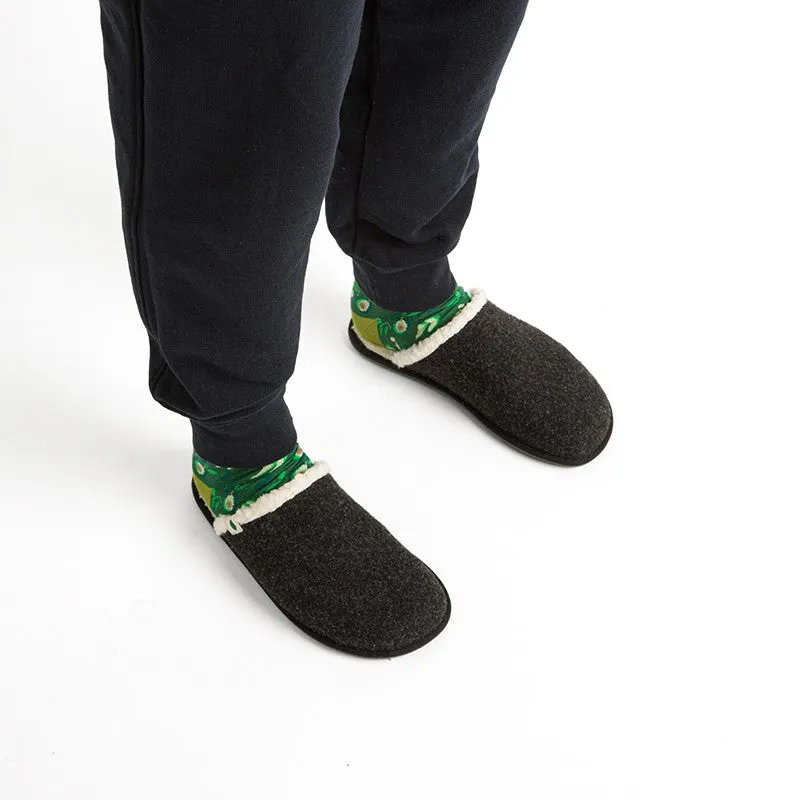 Vegan home slipper black SUS005