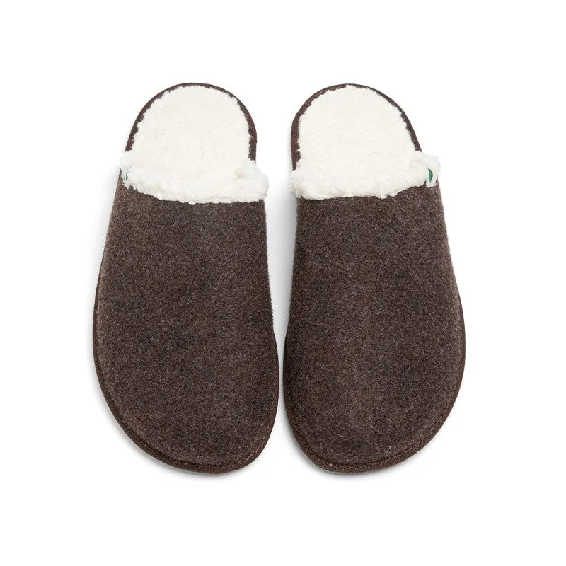 Vegan home slipper brown SAW003