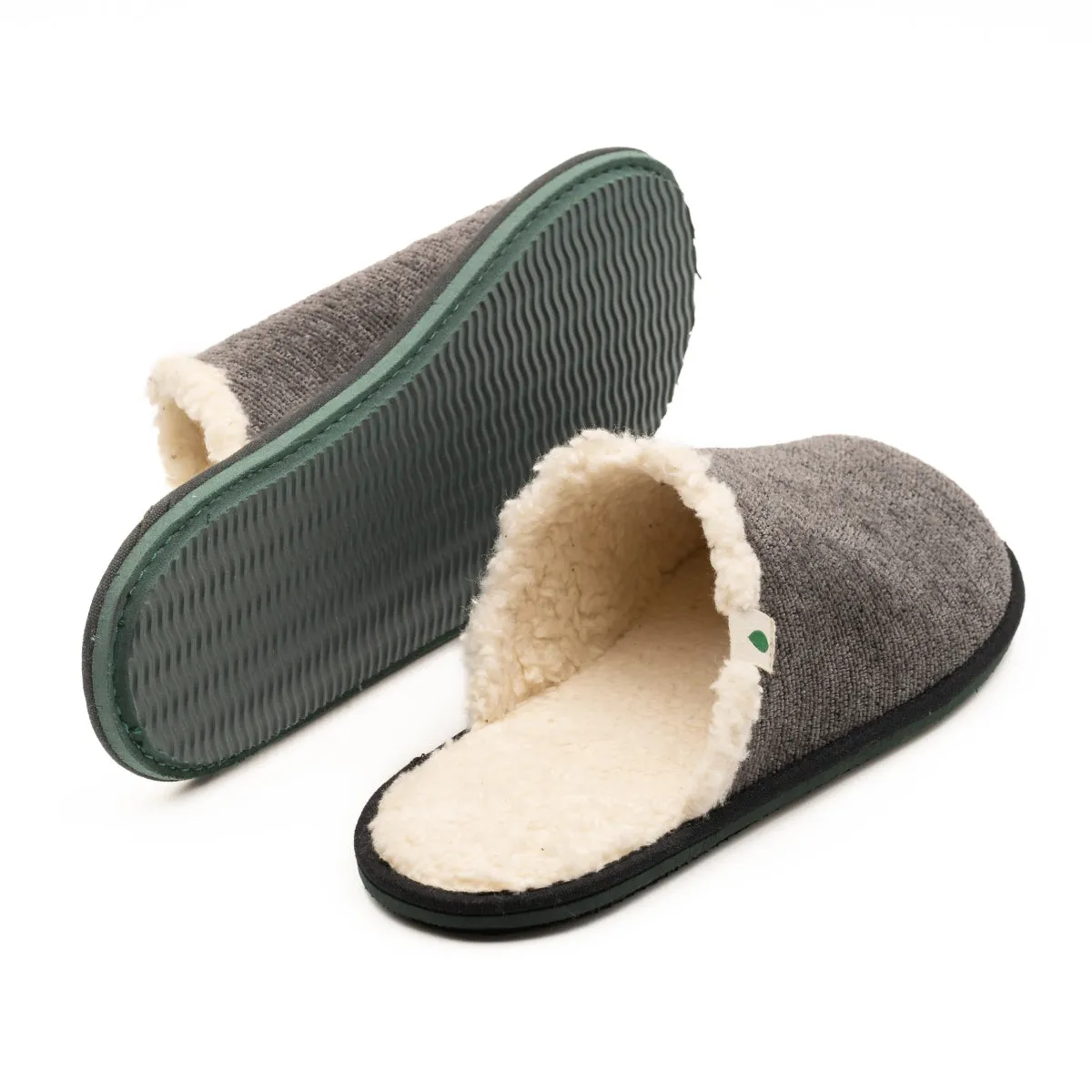 Vegan home slipper gray SAW008