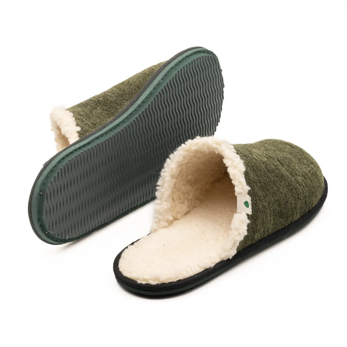 Vegan home slipper green SAW009