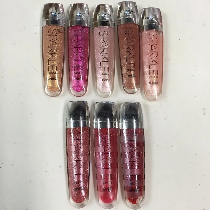 VICTORIA'S SECRET SPARKLE GLOSS LIP SHINE ASSORTED