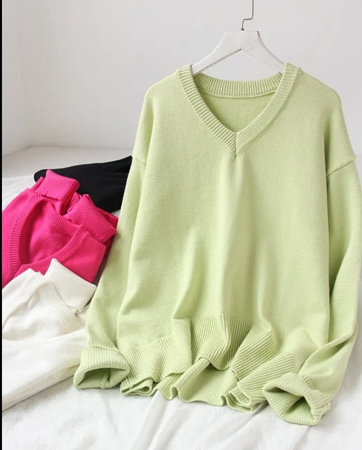 Women Oversize Pullover Sweater