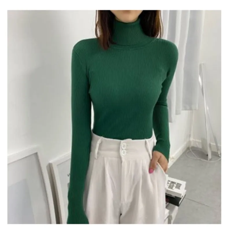 Women Turtleneck Casual Soft Knit Sweaters