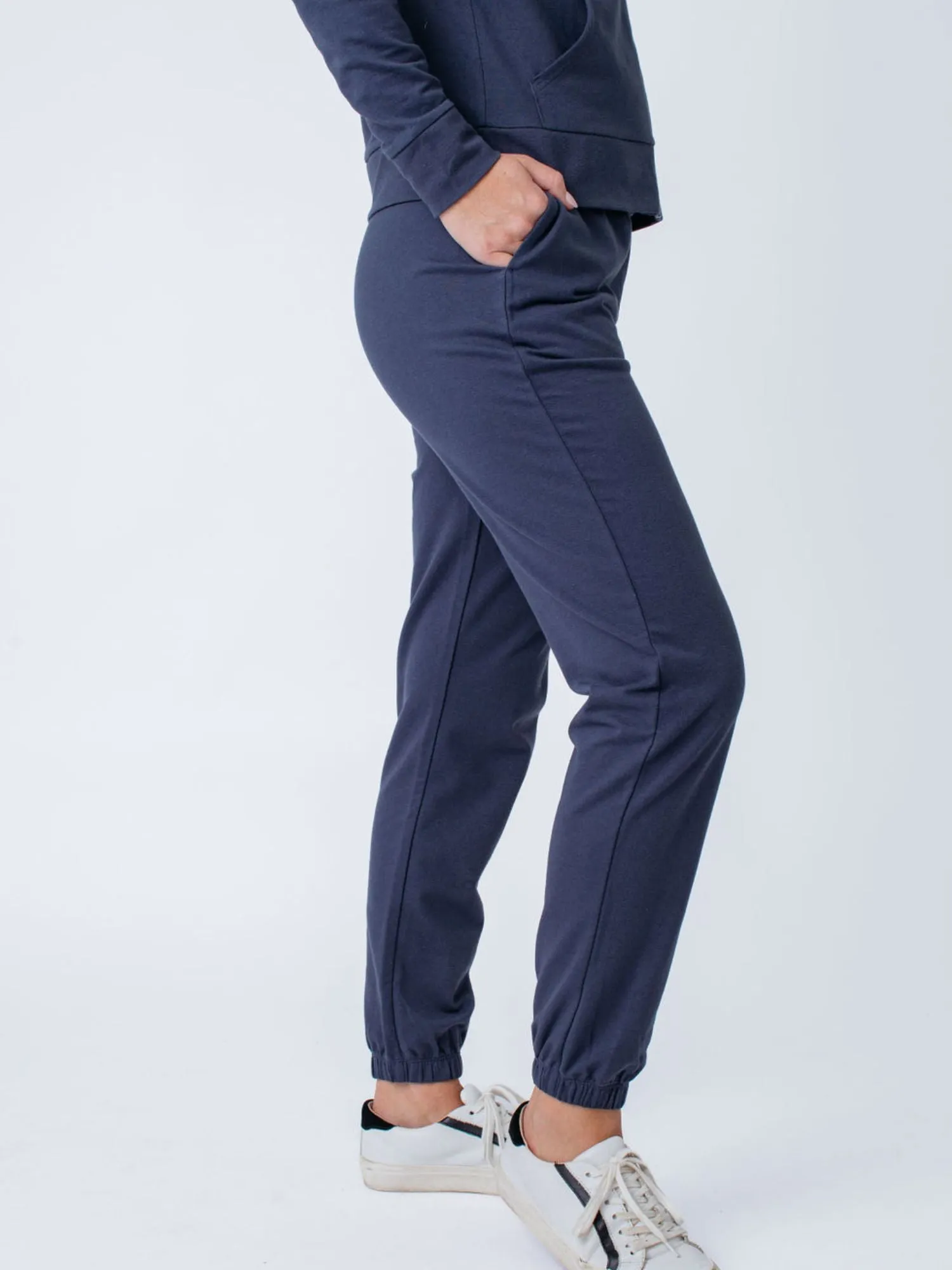 Women's Odyssey Blue Terry Jogger