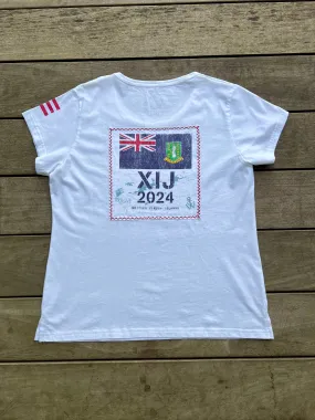 XIJ24 BVI Patch Tee - White