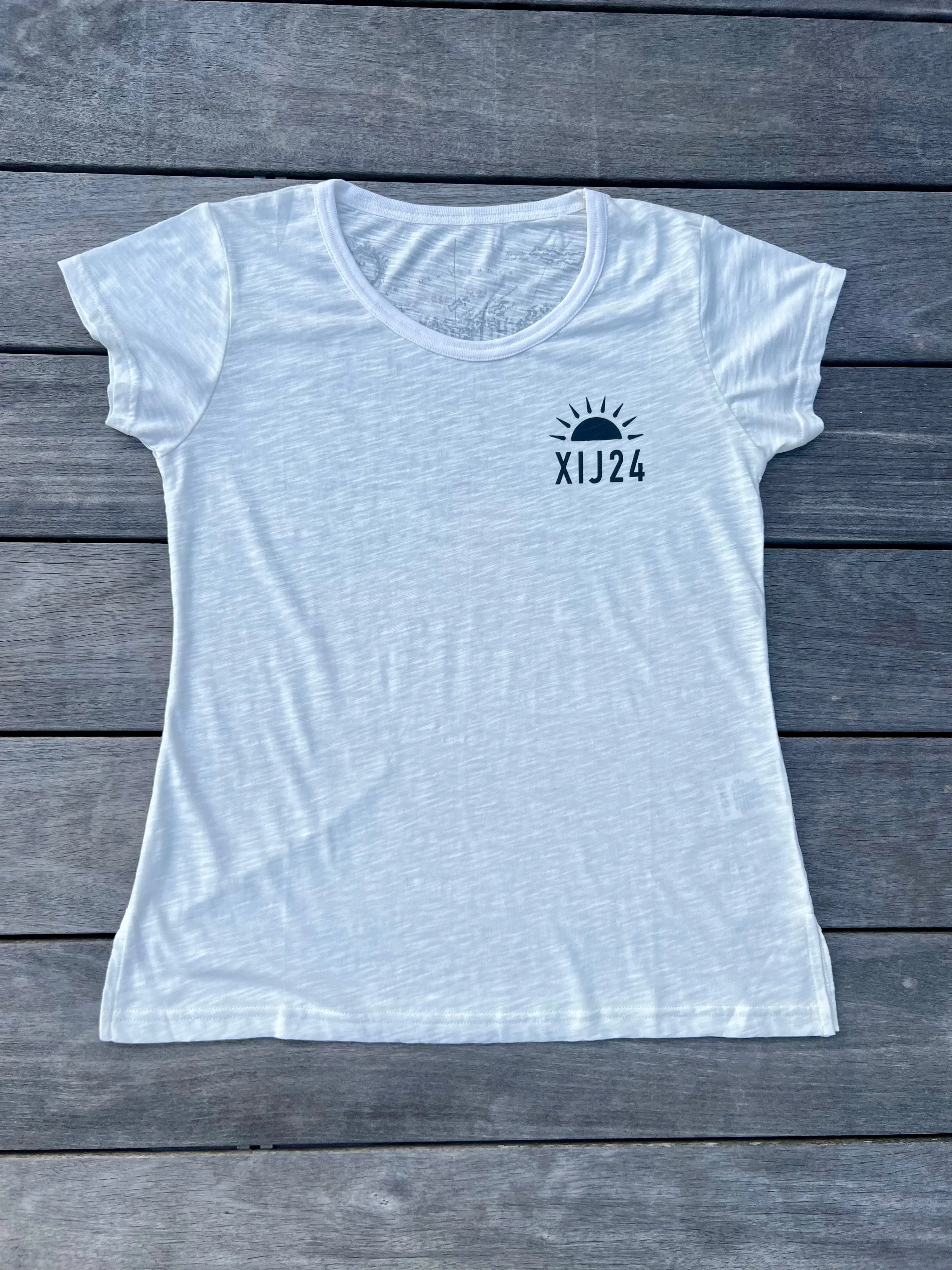 XIJ24 Island Names Women's Tee - White