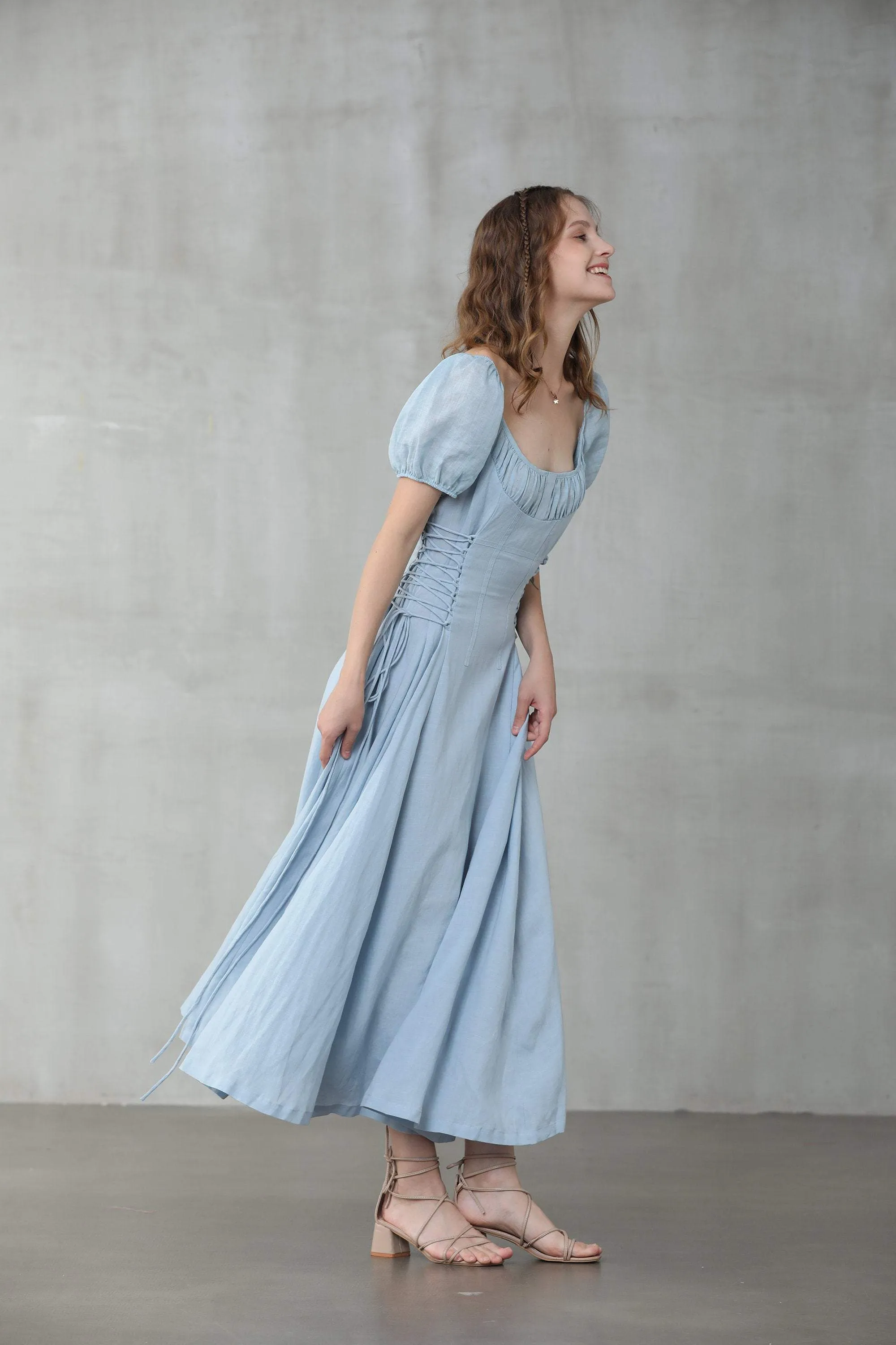 YLANG 18 | Cinderella Linen Dress