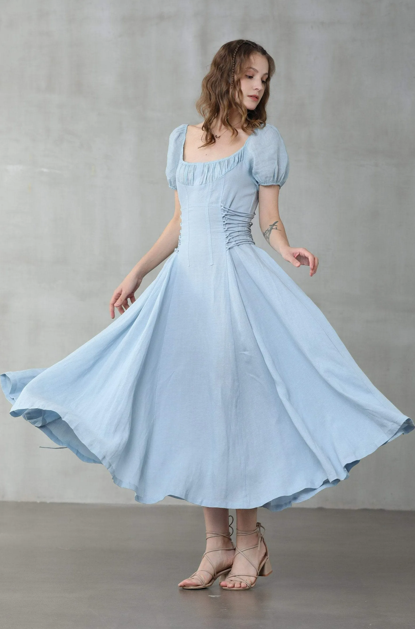 YLANG 18 | Cinderella Linen Dress