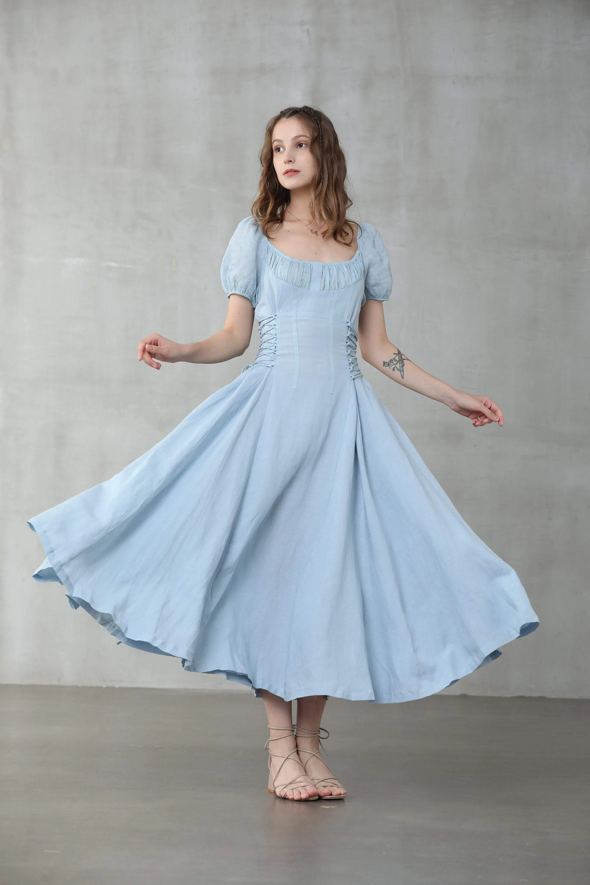 YLANG 18 | Cinderella Linen Dress